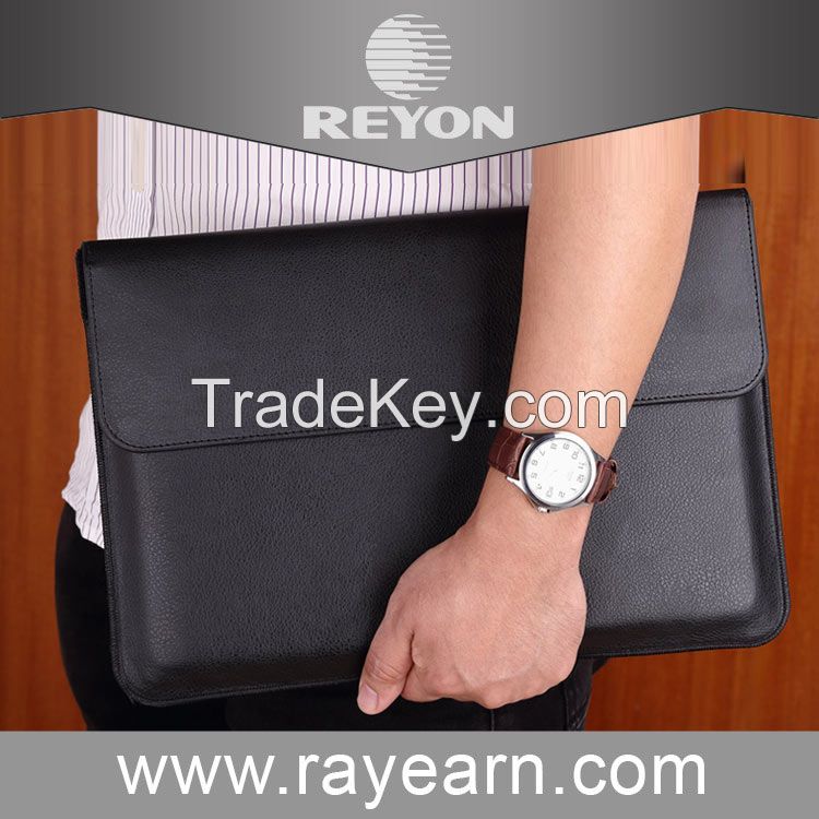 Reyon 2015 new Macbook Air 12 inch Case - Leather Sleeve (Black) for Apple Macbook Air 12