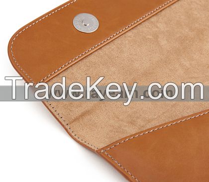 2015 Macbook Air 12 inch Leather Sleeve (Brown) for Apple Macbook Air 12 by REYON