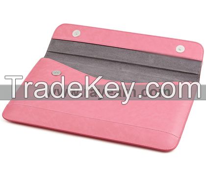 Macbook Air 13/Pro 13 inch Leather Sleeve (Pink) for Apple Macbook 13 inch