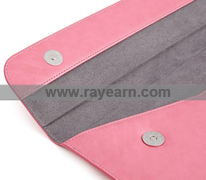 Macbook Air 13/Pro 13 inch Leather Sleeve (Pink) for Apple Macbook 13 inch