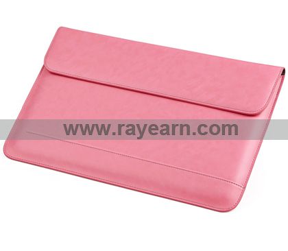 Macbook Air 13/Pro 13 inch Leather Sleeve (Pink) for Apple Macbook 13 inch