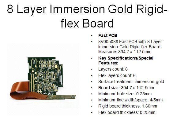 8 layers immersion rigid-flex board