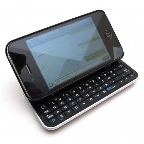 Sliding and Standing Bluetooth Keyboard Case for iPhone 4/4S-KRSK02