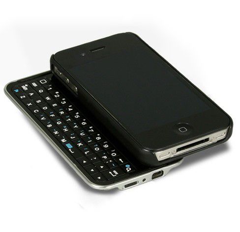 Sliding Bluetooth Keyboard Case for iPhone 4/4S-KRSK01