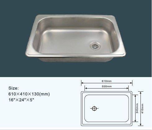 commercial stainless steel sinks