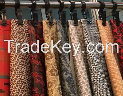 PVC Printed Fashion Leather for Creative Art