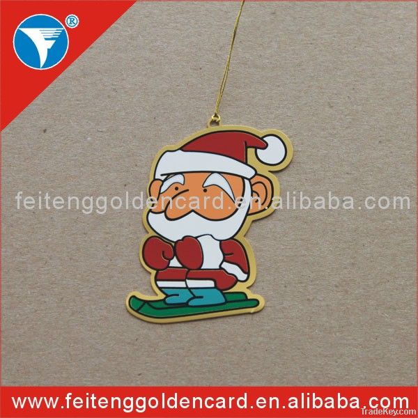 Cute Santa Claus Metal Christmas Decoration