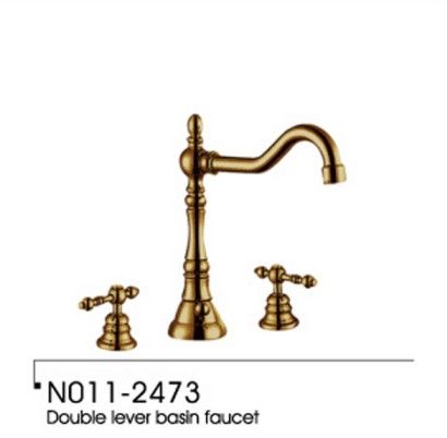 Double Lever Basin Faucet (NO11-2473)