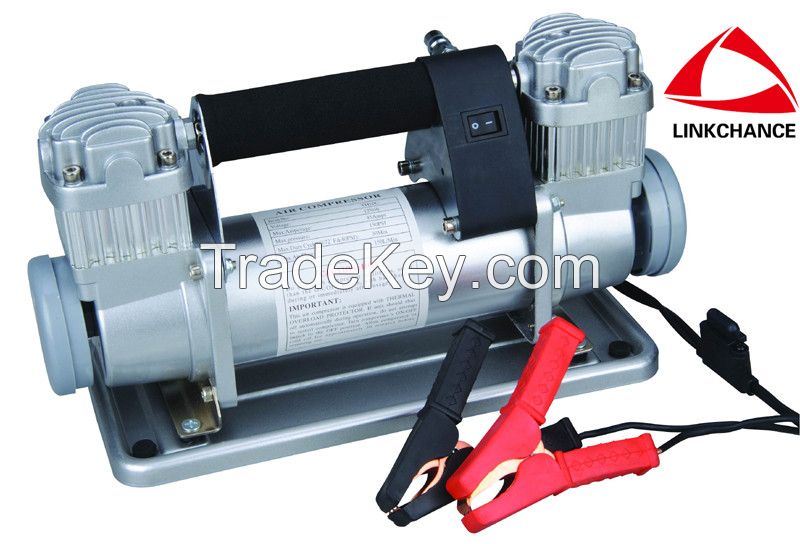 CAR TIRE INFLATOR/ Air Compressor/AIR PUMP With Double Cylinders