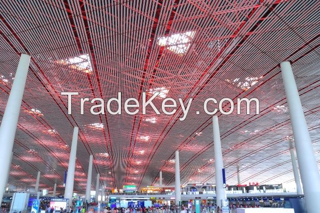 Metal false ceiling-Linear strip panel