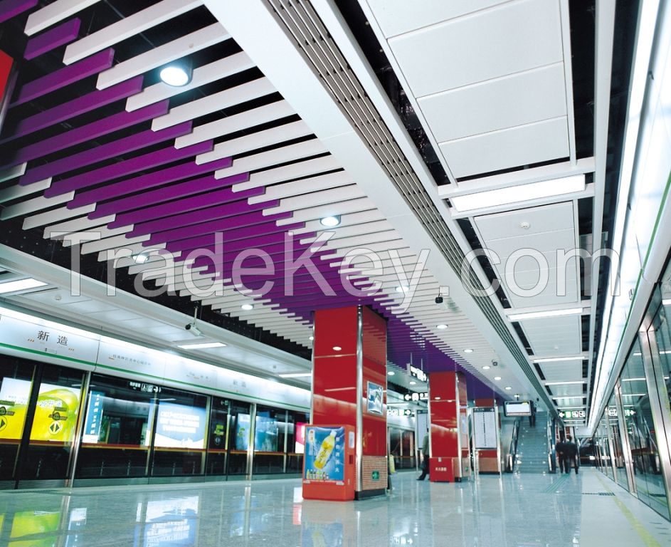 Metal False Ceiling- U shape baffle