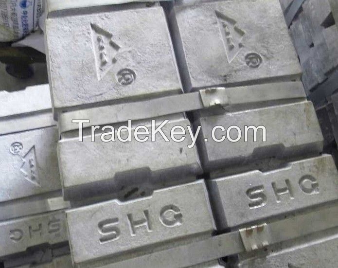 SHG Zinc Ingots