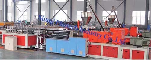 PVC + Wood Composite Crust Foamed Plate Extruder