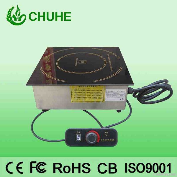 Commercial induction stove with built-in design