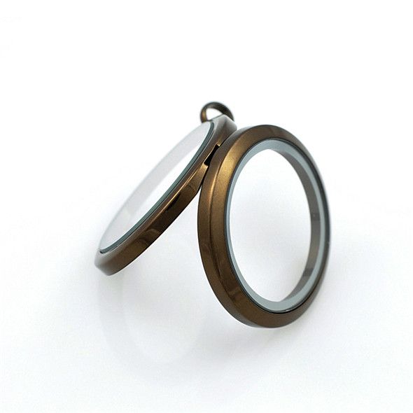 2013 hot sale round stainless steel locket floating glass locket