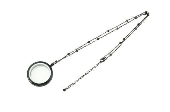 2013 hot sale round black stainless steel locket floating charm locket