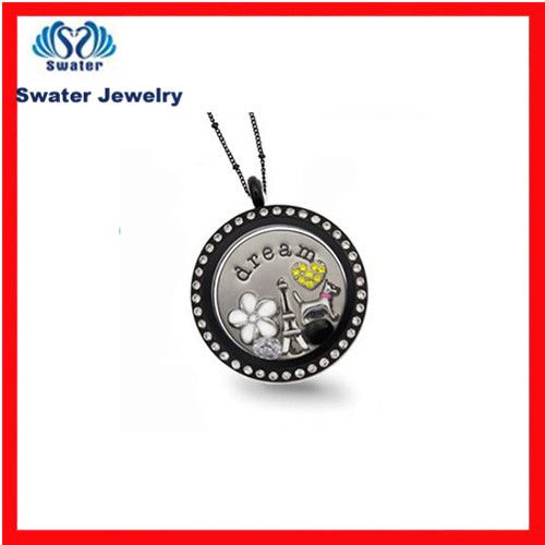 2013 stainless steel locket floating wholesale glass locket