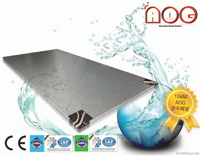 Low Carbon Hot Water Panel (15mm Korean floor heating system).