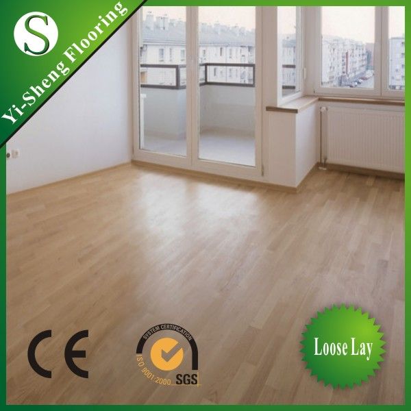 2013 hot sales eco-friendly glueless and waterproof pvc flooring 