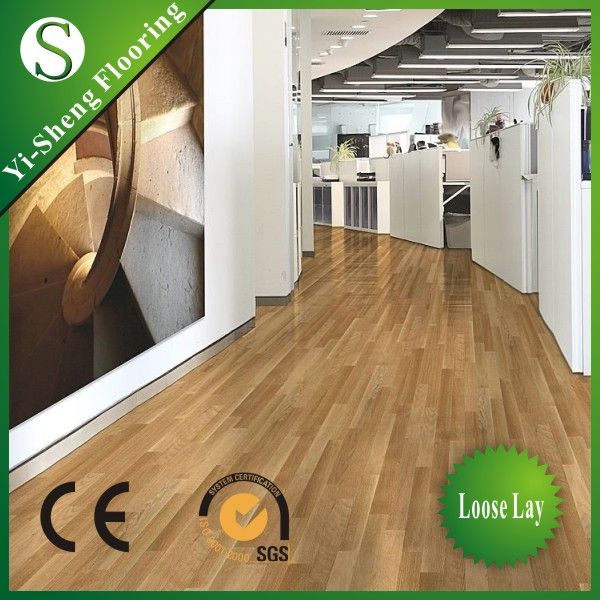 2013 hot sales eco-friendly glueless and waterproof pvc flooring 