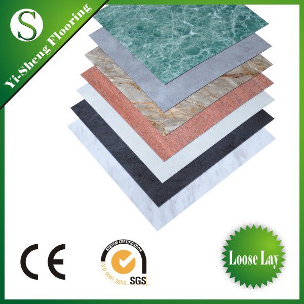 2013 hot sale modern eco-friendly waterproof pvc flooring tiles
