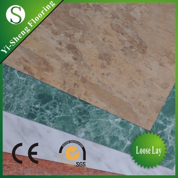 2013 hot sale modern eco-friendly waterproof pvc flooring tiles