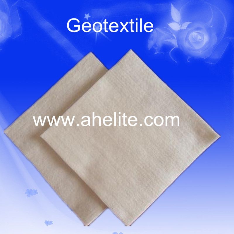 Short fiber non woven geotextile