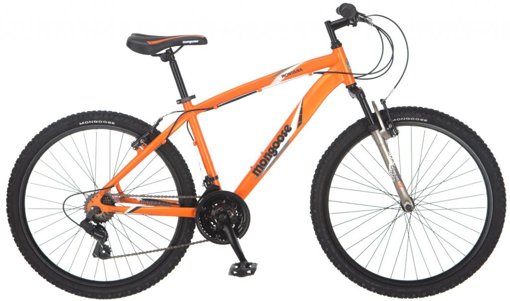 26-Inch Men's Mountain Bike (Matte Orange, Medium)
