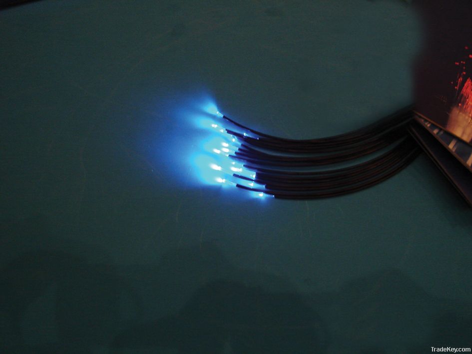 Single Core End Glow Plastic Fiber Optic light Cable