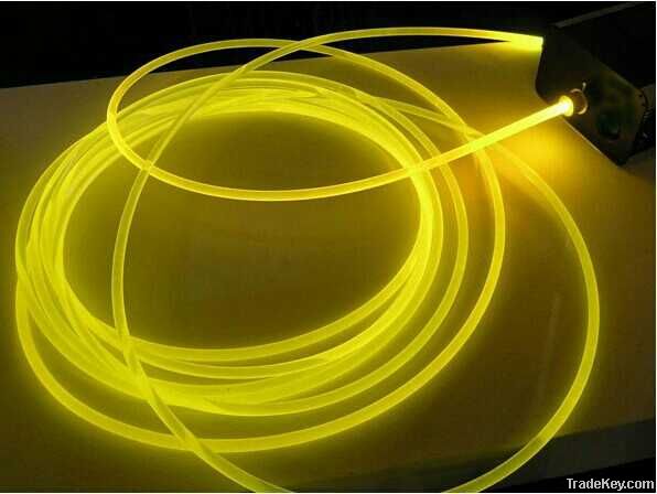 Solid Core Side Glow Plasic Fiber Optic Cable with PMMA