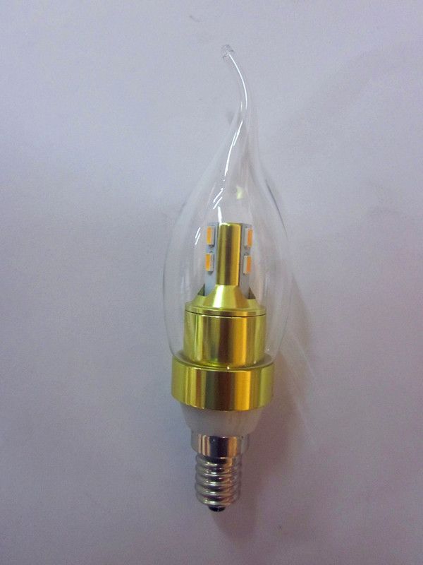 Flame Dimmable Led Candle Light Bulb Aluminum 220v Led Bulb Candle E12 3w 110v