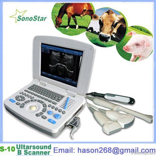 3.	SS-10V Veterinary Laptop PC Based Ultrasound B Scanner(3D image opt