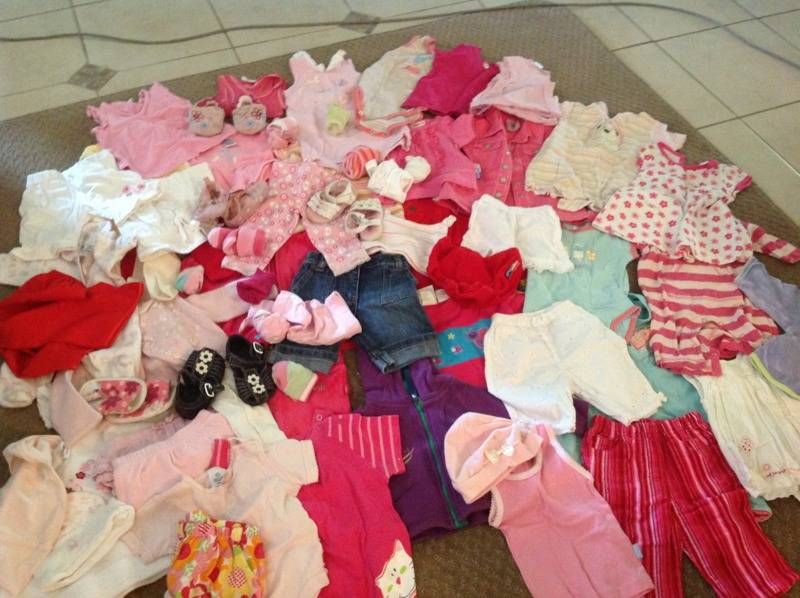 Second hand cream quality girls clothing