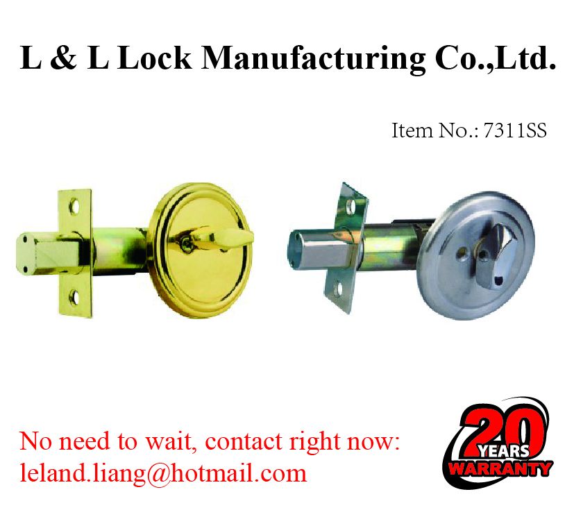 Single dead lock/ Double deadbolt lock/ One side dead lock