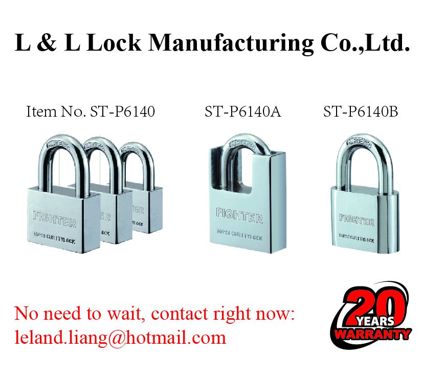 Brass padlock combination padlock with Fuloy key