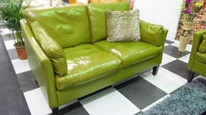 Modern leather sofa