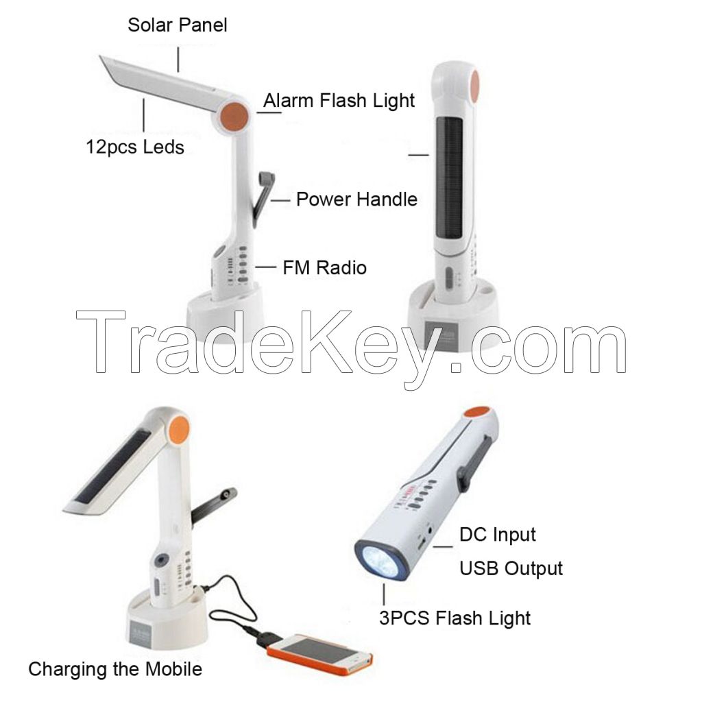 Solar led desk lamp, rechargeable led lamps