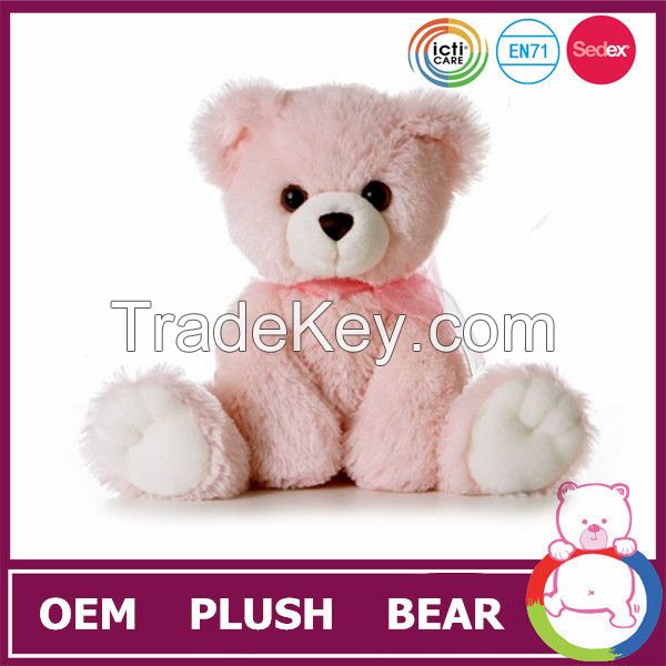 ICIT audit OEM design EN71 teddy bear plush toy stuffed animals decor 