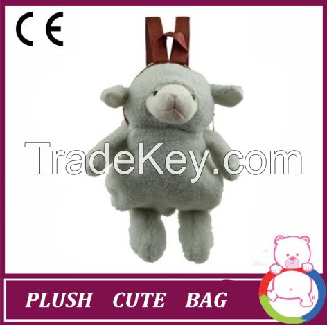 Custom animals plush toys backpack for 2015