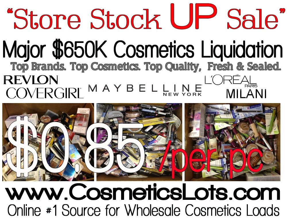 Wholesale Cosmetics Excess Inventory