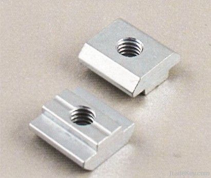 T nut / Self-aligning roll-in T-slot nut for profile slot 8