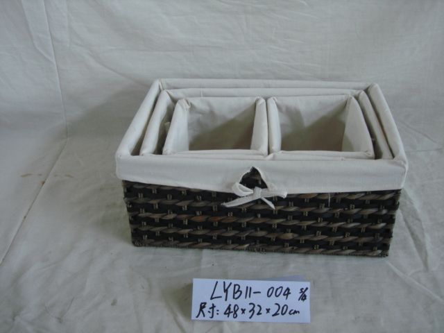 home storage rattan basket