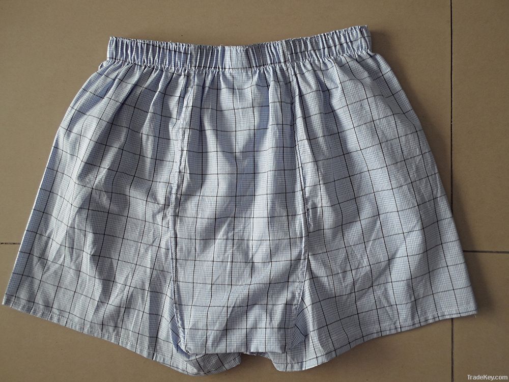 mens 100% cotton woven shorts