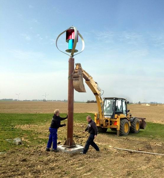 Vertical Axis Maglev Wind Turbine