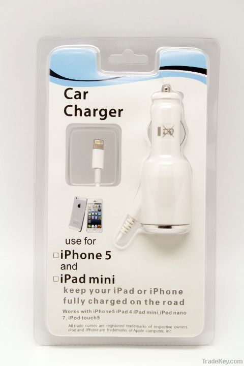 2013 New Product Car Charger for iPhone5 & iPad Mini