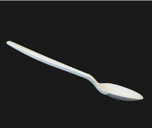 Disposable plastic spoon, fork, knife eco-friendly