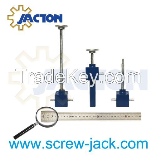 china gear worm jack 5:1 MINI, micro lift jack, small screw jacks manufacturer