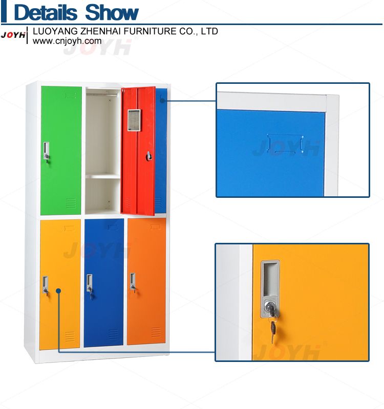 colorful steel locker/steel locker for gym or swimming pool/ metal locker