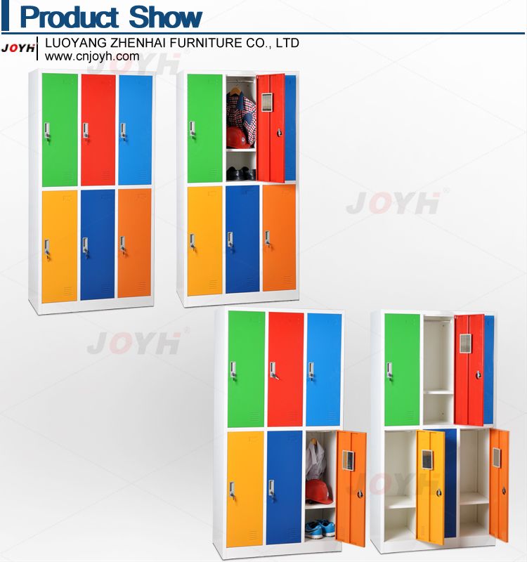 colorful steel locker/steel locker for gym or swimming pool/ metal locker