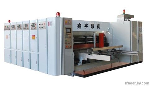 lead edge high speed printing rotary die-cutting with slotting machine